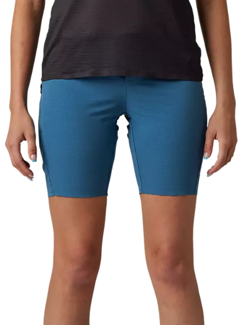 Fox Racing Women's Flexair Ascent Shorts in Dark Slate Blue-1